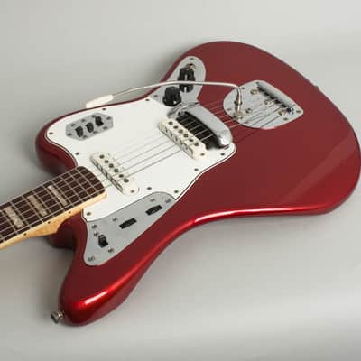 Fender Jaguar Solid Body Electric Guitar (1966), ser. #172774, original black tolex hard shell case. image 7