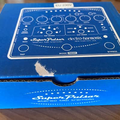 Electro-Harmonix Super Pulsar Stereo Tap Tremolo 2015 - Present - Blue image 3