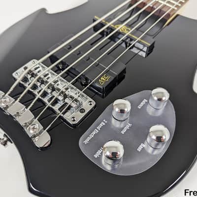 Warwick RockBass Vampyre 5-String Bass Solid Black MEC Active 2-Band 9.72 Pounds RB D 561288-21 image 6