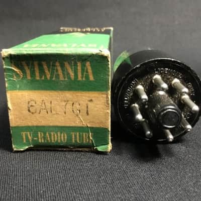 NOS SYLVANIA 6AL7GT Indicator Tuning VACUUM TUBE USA Tested Vintage 2.5791-D image 3
