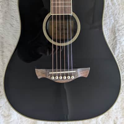 Tagima WS 42 EQ BK Baby Non-Cutaway Acoustic/Electric Guitar - B stock image 2