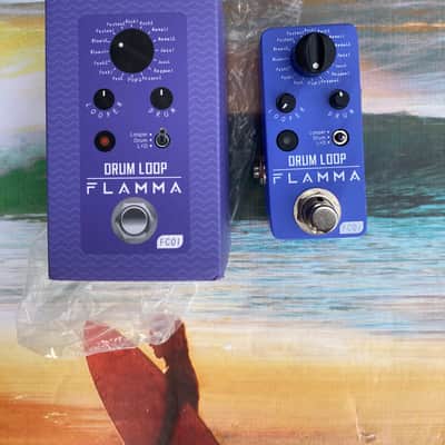 Flamma FC01 Drum Loop 2021 - Present - Purple electric guitar drum loop effect pedal percussion, drum synthesizer image 3
