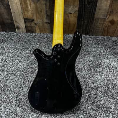 Spector Legend 5 Custom – Lined Fretless, Trans Black Quilted image 9