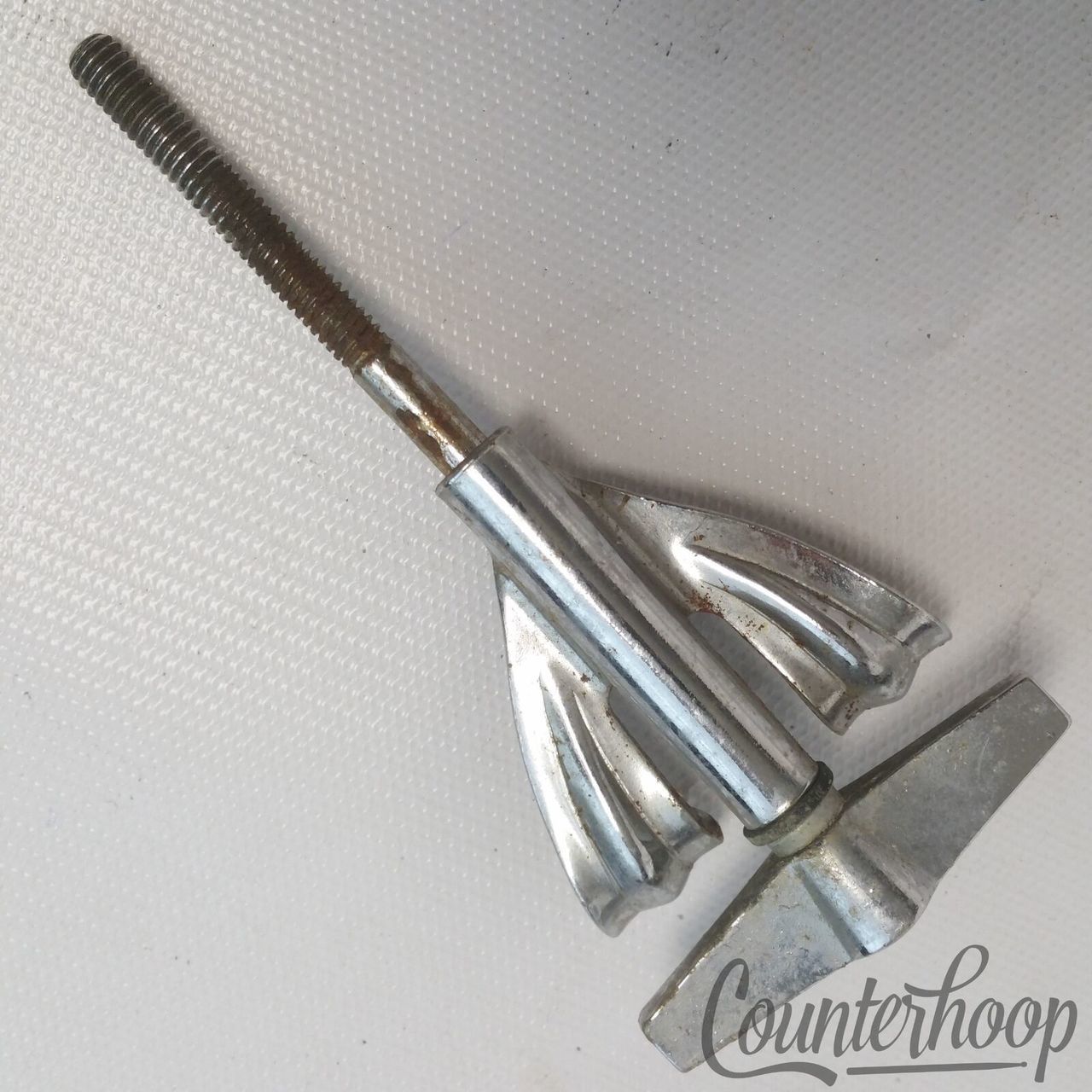 Ludwig Bass Drum Tension T-Rod+Claw Standard Chrome Vintage 60s-70s Tensioner* — main photograph