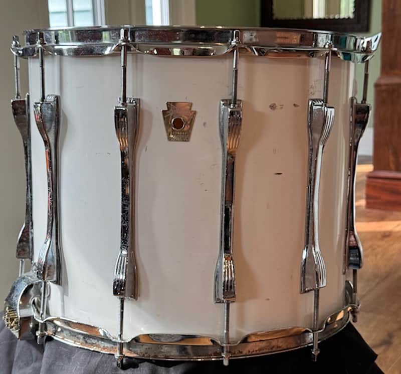Ludwig Monroe 12 x 15" Marching Snare Drum 12 Lugs 90's  Read Details Ludwig Classic Throw Off image 1