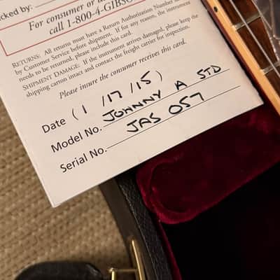 Gibson Custom Shop Johnny A Signature Standard Bourbon Burst w/ Bigsby image 16