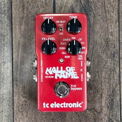 TC Electronic Hall of Fame Reverb 2011 - 2017 - Red Effects Pedal image 1