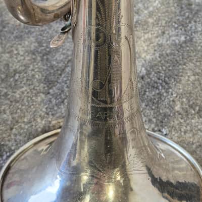 Miraphone Silver Trumpet - Bb Trumpet - Fair w/ Hard Case image 7