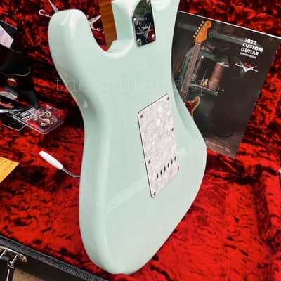 ♚SUBLIME♚FENDER Custom Shop CUSTOM Stratocaster♚TRANS SURF GREEN♚AAA ROASTED♚£5199 image 15