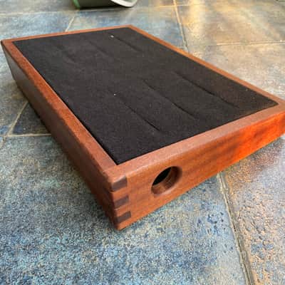 Sapele African Mahogany Custom Pedalboard West Coast Pedalboard Style image 1