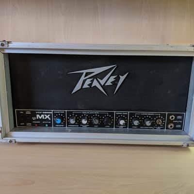 Peavey VTX MX Tube Amp Head In Factory Flight Case Powers Up, Tubes Glow, Fan Runs, No Sound image 1