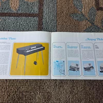 Vintage 1968 Ampeg Amplifiers and Musical Instruments Catalog! Rare, Original Case Candy, Paperwork! image 9