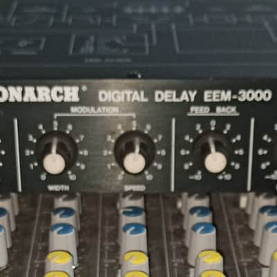 MONARCH EEM-3000 digital delay 1986 (like korg sdd - roland sde)