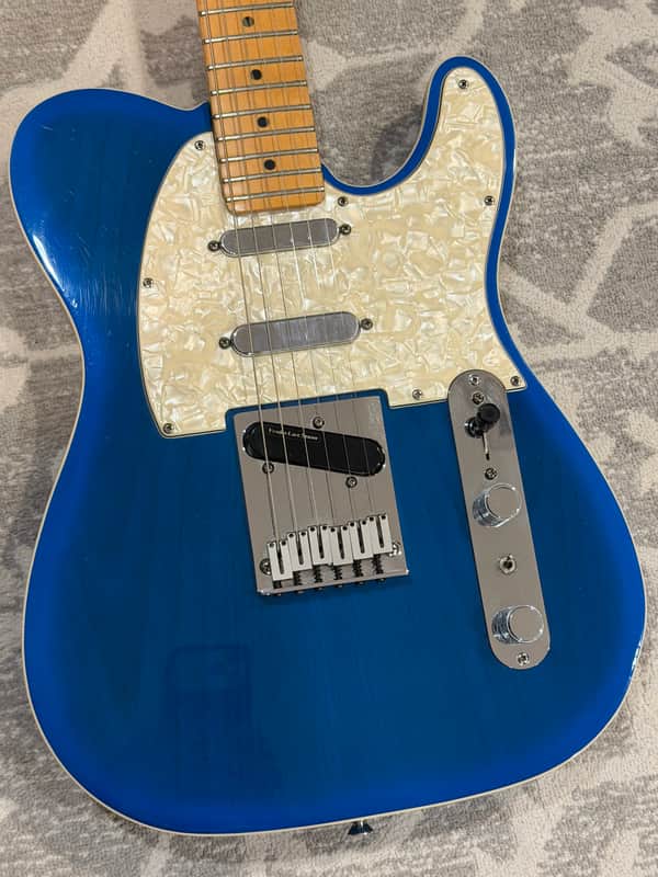 RARE 1996 Fender Telecaster Plus V2 Blue Burst & Maple Fretboard OHSC