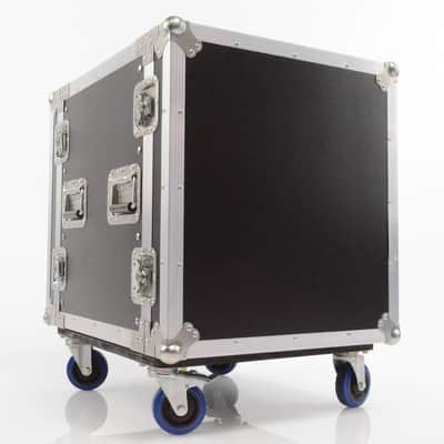 Carvin Road Warrior 12U 12 Space ATA Road Flight Case w/ Wheels Casters #29950 image 1