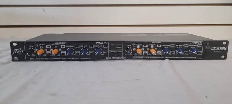Peavey PV 35XO Dual Channel Crossover 2010s - Silver image 1