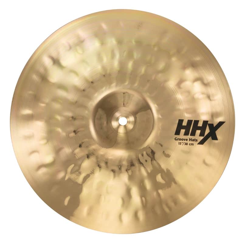 SABIAN 15" HHX Groove Hat Bottom Brilliant Finish image 1