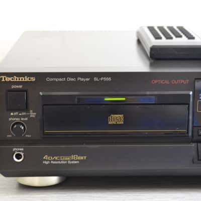 Technics SL-P555 Rare Vintage CD Player Class AA Japan Made 1988 * Remote image 2