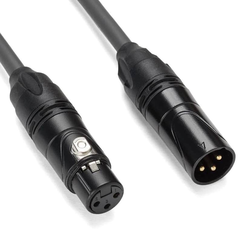 Tourtek PRO TPMQ Quad Core Microphone Cable 15ft image 1
