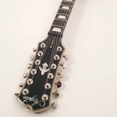 Agile AL-3200MCC 12 String Electric Guitar Solid Body Arch top with Multi-Radius CSBF Bild 4