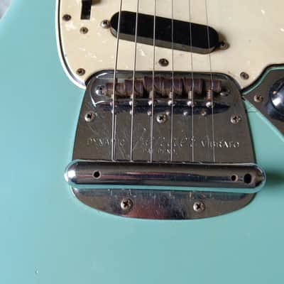1965 Fender Mustang - Daphne Blue w/Case image 11
