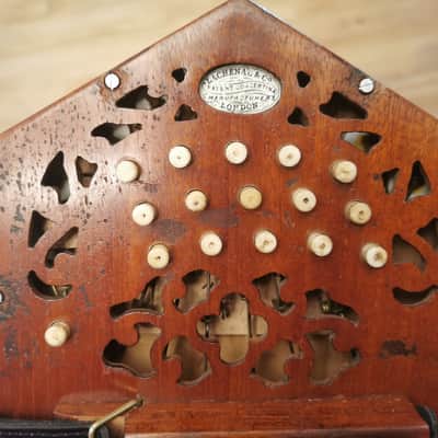 Lachenal Anglo C/G Concertina 1930s - Wood image 3