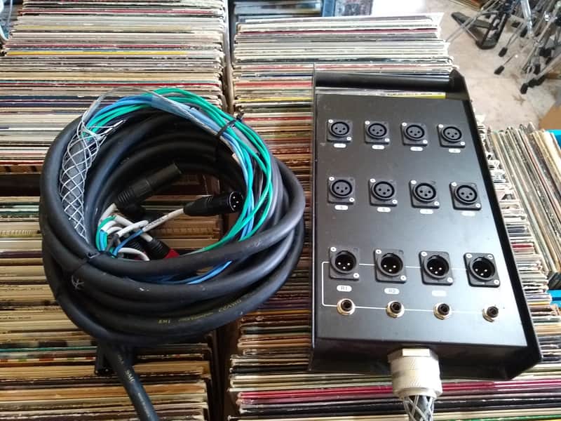 Ewi 8 Channel In 4 Return 25ft Snake / Stage Box image 1