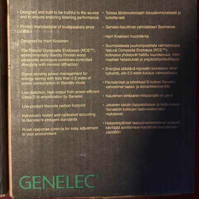 Genelec M030 Active Studio Monitors (Pair) image 5