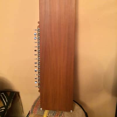 Swarsangam Indian Tanpura Swarmandal Combination Instrument 4-string tanpura w/wound strings, 15-str image 5