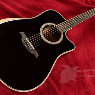 B.C. Rich Acoustic Cutaway 6 -String - Black - W/Matrix Infinity VT & Hardcase image 4