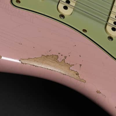 Fender Custom Shop Stratocaster 1959 Heavy Relic Shell Pink R119126 image 11
