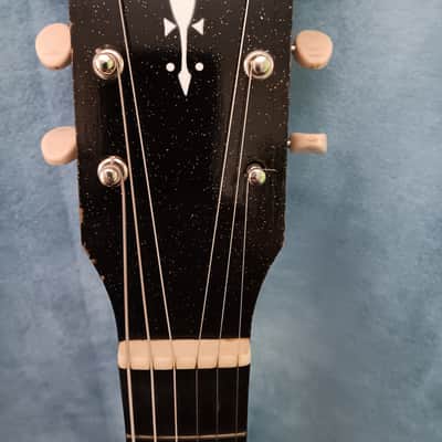 Alden Harmony H45 Stratotone 1960's - Black gold sparkle image 3