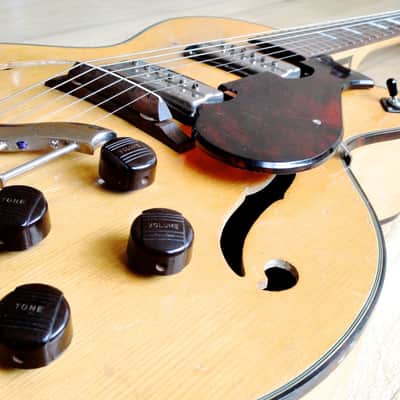 1958 Harmony H62 Espanada Vintage Archtop Electric Guitar w/ Gibson P-13 Pickups 100% Original w/ HC image 8
