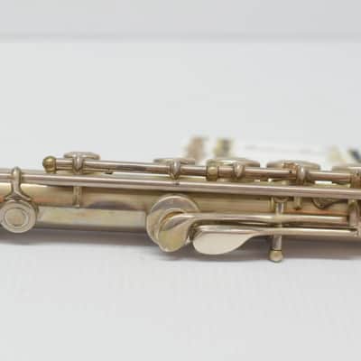 Vintage Gemeinhardt Sterling Silver Handmade 3SSB Open Hole Flute Inline B Foot image 9