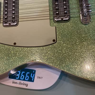 Fender Telecaster Custom Shop Double Tv Jones Sea Foam Green Sparkle - Mastery Bridge update image 6