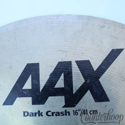 *Sabian 16" AAX Dark Crash 980g Thin Cymbal B20 Brilliant Finish AA-X Canada* image 2