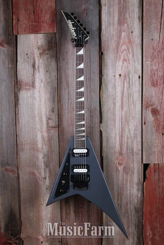 Jackson® JS32L Rhoads Left Handed Electric Guitar Satin Grey Lefty BSTOCK image 1