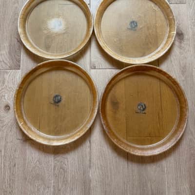 LP Classic Congas Heads Comfort Curve II Rawhide Hand Picked - Natural image 2