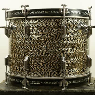 1960s Rogers 14x20 Black Onyx Pearl Bass Drum image 5