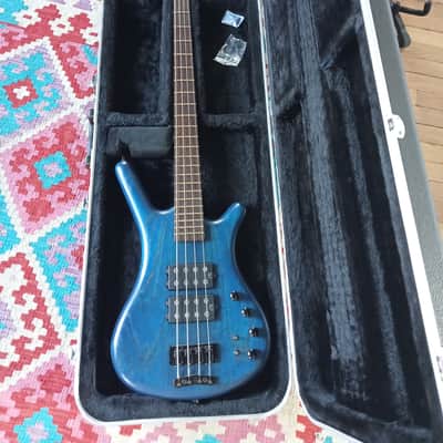 Warwick German Pro Series GPS Corvette $$ 2010s - ocean blue oil image 12