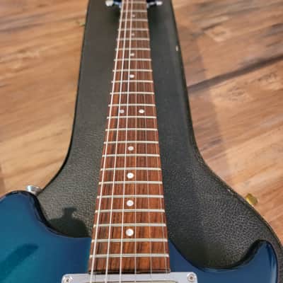 1995 Hamer Eclipse USA Electric Guitar Rare Blue Teal Flip Flop All Original W/OHSC CLEAN! image 14