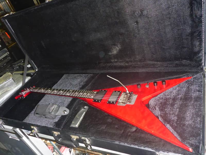 B.C. Rich 5 Piece Quilt Top NJ Neck Thru Series Jr. V w/CASE image 1