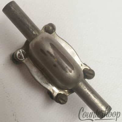 Leedy Professional Snare Drum Lug  4-Hole Nickel Indianapolis,IN USA Vintage 20s image 1