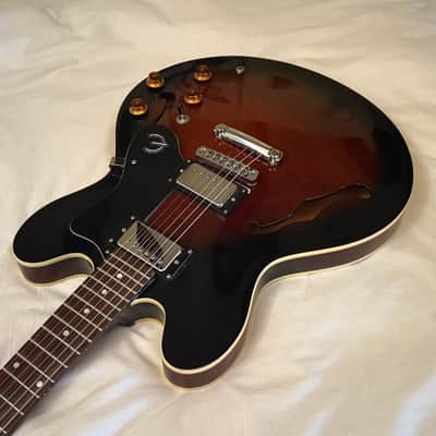 Vintage 1997 Epiphone Dot (Gibson 335) - Made in Korea (MIK) - Cinnamon Burst - Free Pro Setup image 6