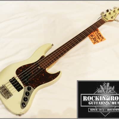 Valenti 5 String PJ5 (#083) Faded Mint Green image 2