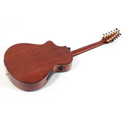 Breedlove Organic Solo Pro CE Red Cedar-African Mahogany 12-String Concert Acoustic-Electric Guitar Regular Edge Burst image 2
