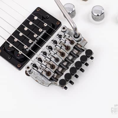 1989 ESP Custom Shop Horizon Custom Vintage Neck Through Guitar White, Near-Mint w/ Floyd Rose, Seymour Duncan image 8