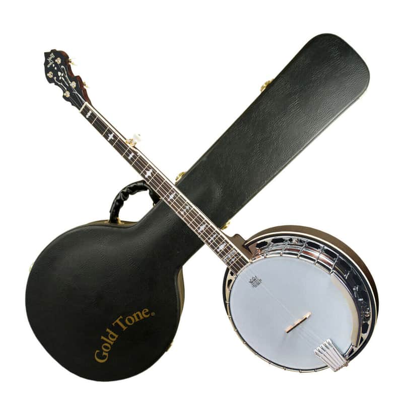 Gold Tone OB-150RF/L Orange Blossom Radiused Banjo with Hardshell Case For Left Hand Player image 1