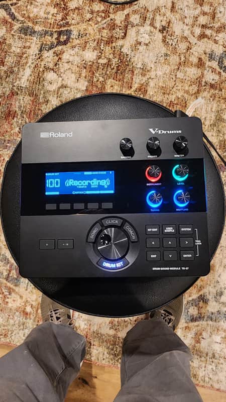 Roland TD-27 Electronic V-Drum Module 2020 - Black image 1