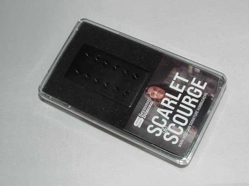 Seymour Duncan Mark Holcomb Signature Scarlet Neck 6 String (Black Matte Cover)  New with Warranty image 1